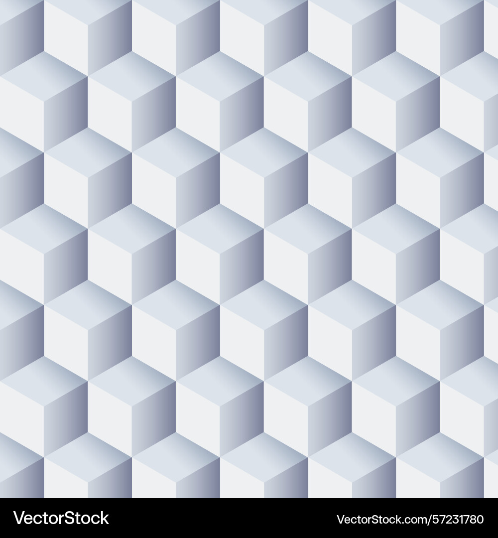 Geometric abstract background 3d cubes pattern vec vector image