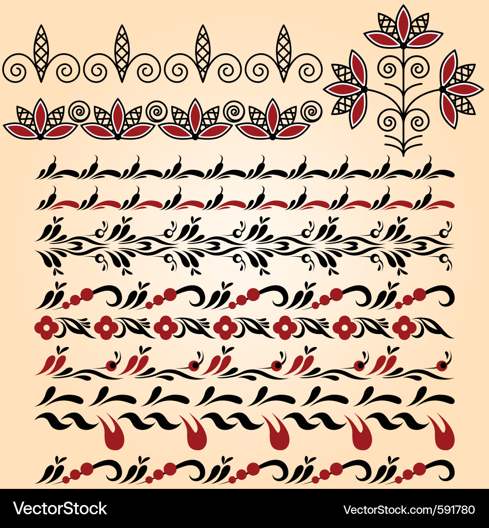 Linear seamless pattern vector image