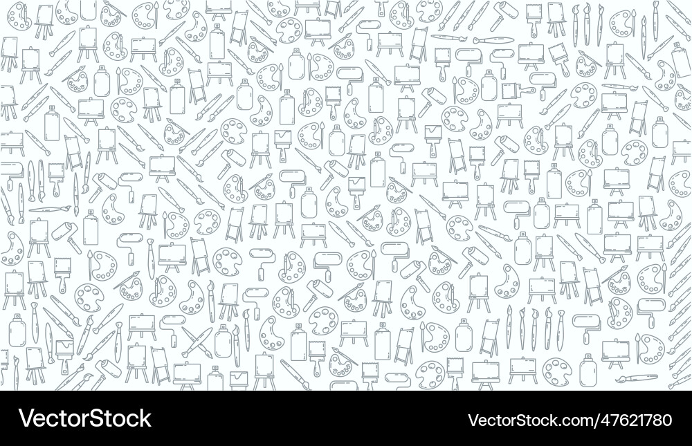 Malerei Kunst Zeichnung Werkzeuge doodle Hintergrund Malerei Kunst Zeichnung Werkzeuge doodle Hintergrund vektorbild