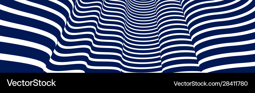 Minimal design abstract lines in 3d Minimal design abstract lines in 3d vector image