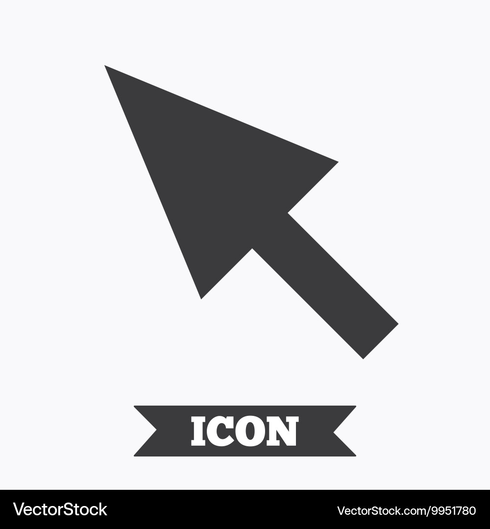 Mouse Pointer Icon - Cursor Symbol Vector Image