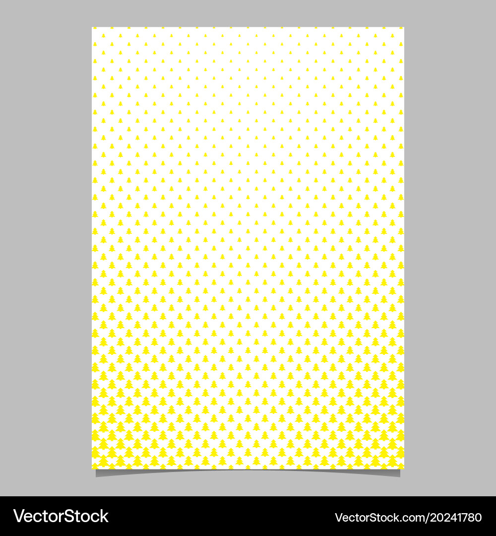 Pine tree pattern page background design vector image