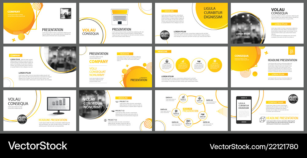 Presentation and slide layout background design Presentation and slide layout background design vector image