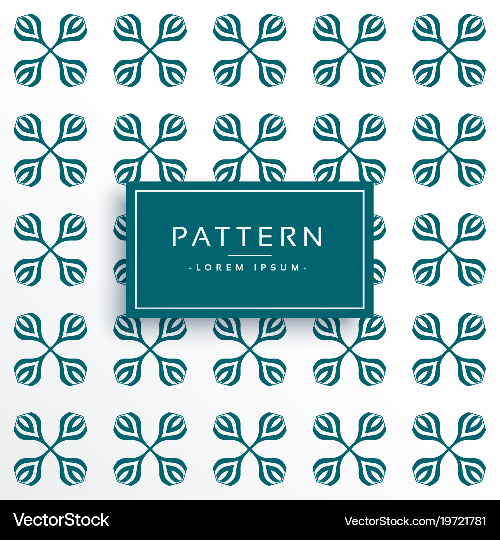 Abstract geometric pattern with cross shapes vector image