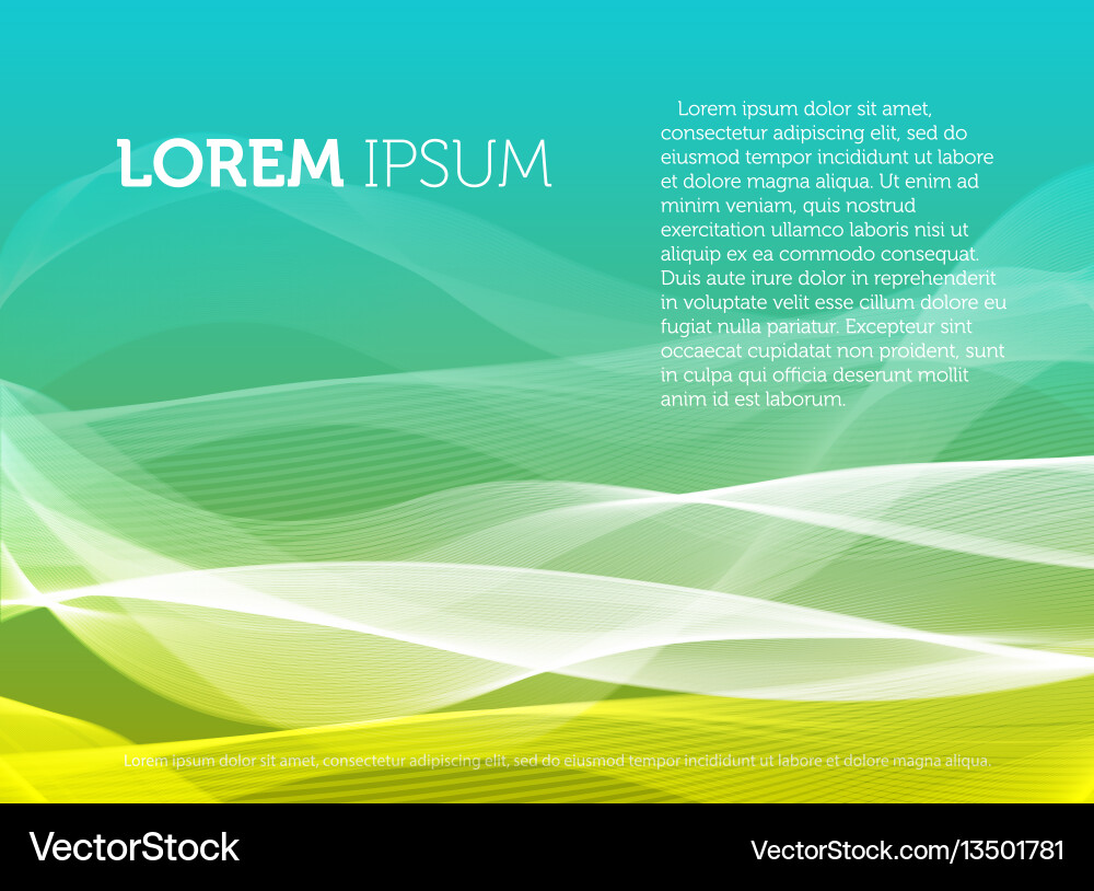 Abstract Wavy Background vector image