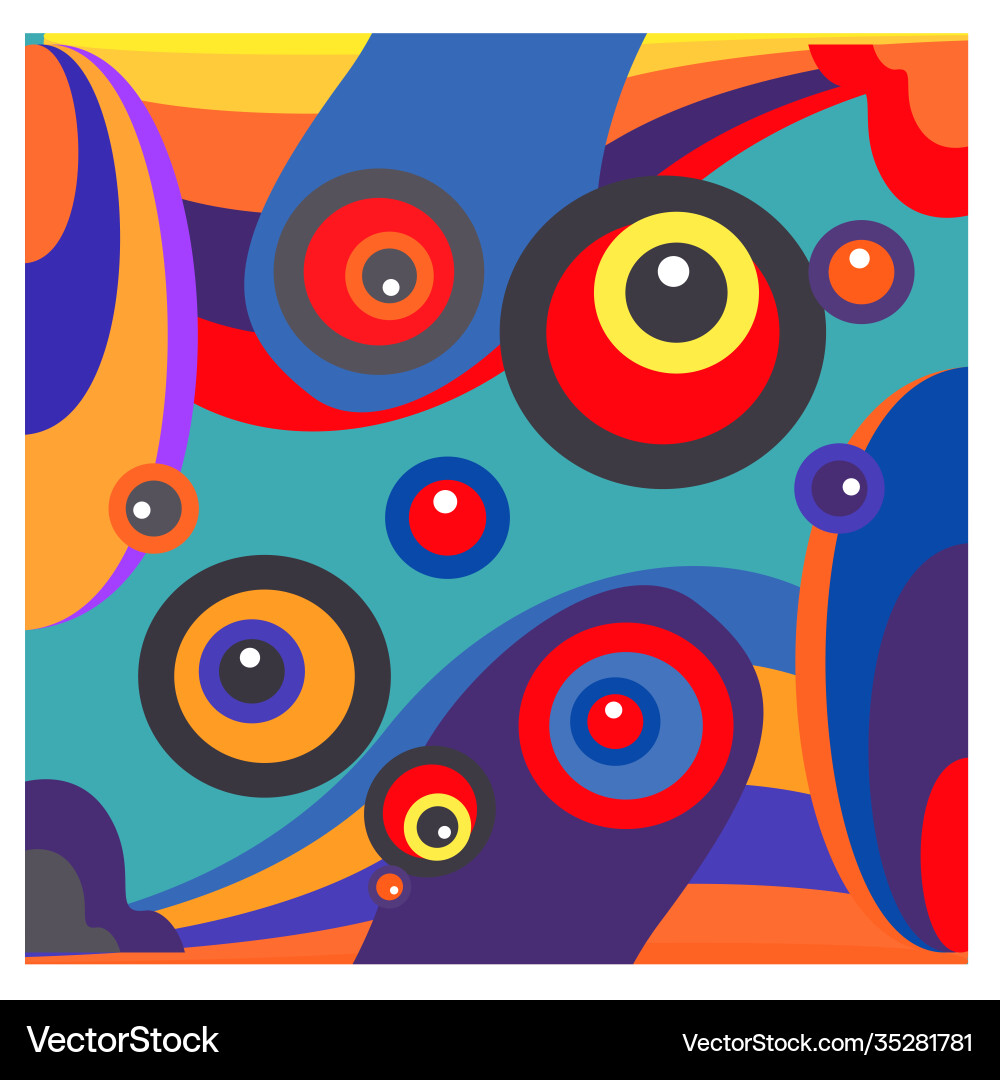 Colorful geometric and curve background pattern Colorful geometric and curve background pattern vector image