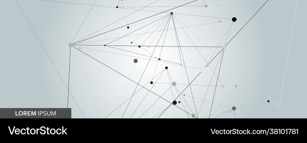 Design with triangle connect on light Design with triangle connect on light vector image