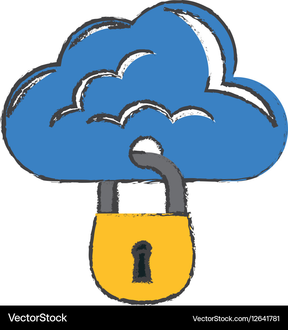 Internet security related icons image Vector Image