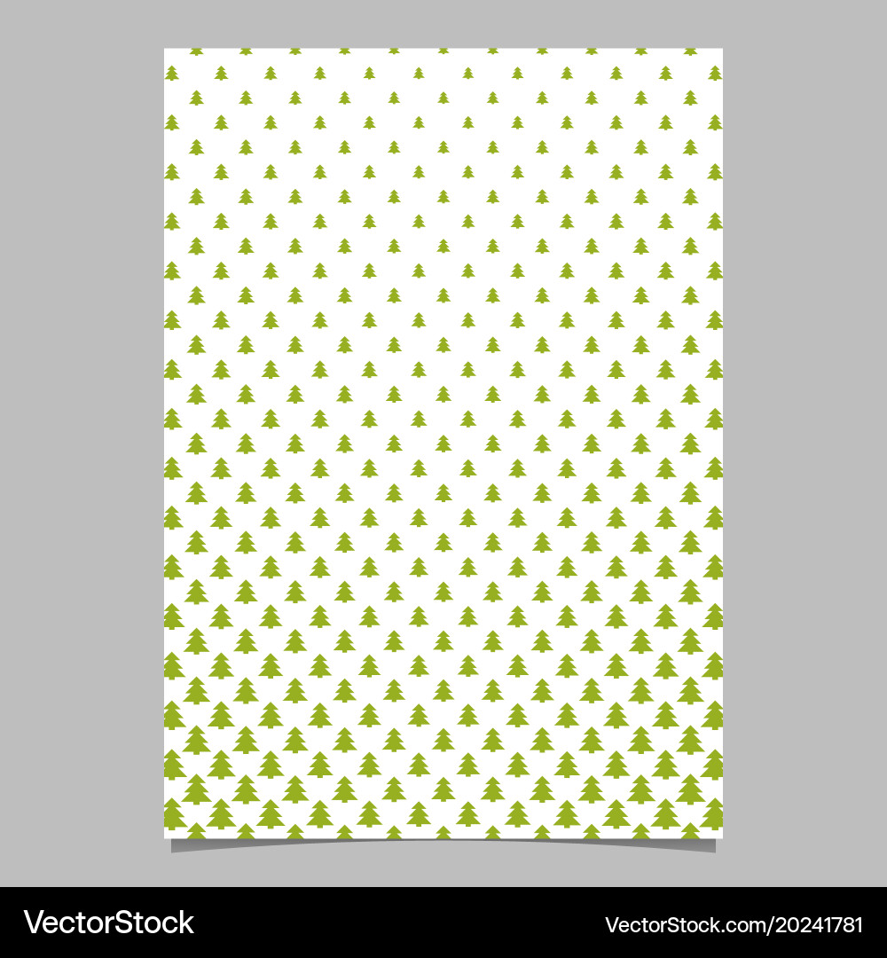 Pine tree pattern page background design vector image