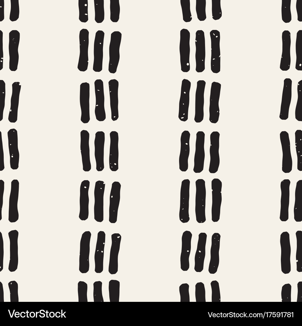 Seamless pattern with hand drawn lines abstract vector image