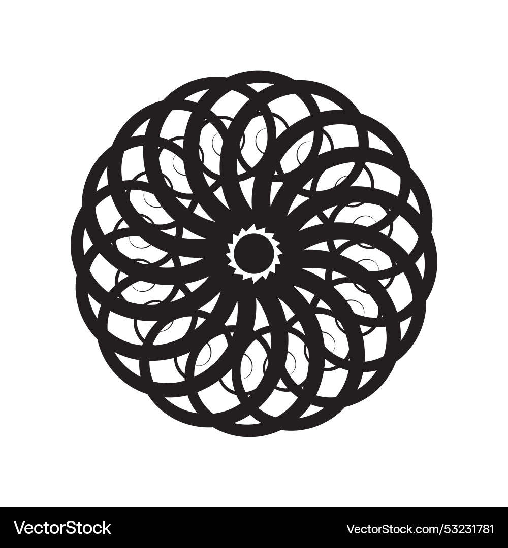 Spirograph Element Spirograph Element vektorbild