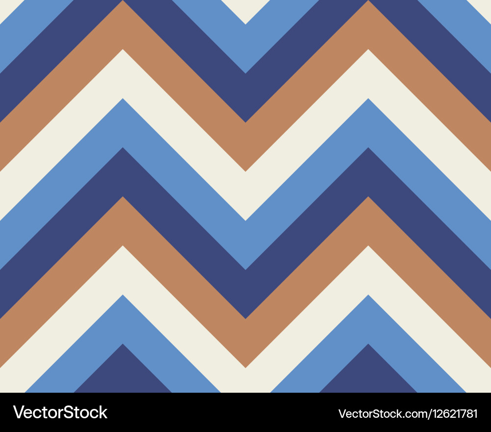 Striped zigzagging seamless pattern zig-zag line Vector Image