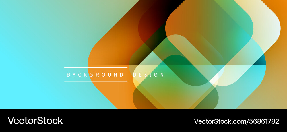 Abstract geometric shapes overlap creating Abstract geometric shapes overlap creating Vector Image