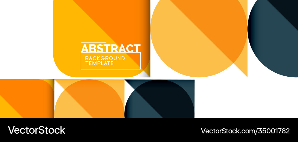 Clean minimal geometric abstract background Vector Image