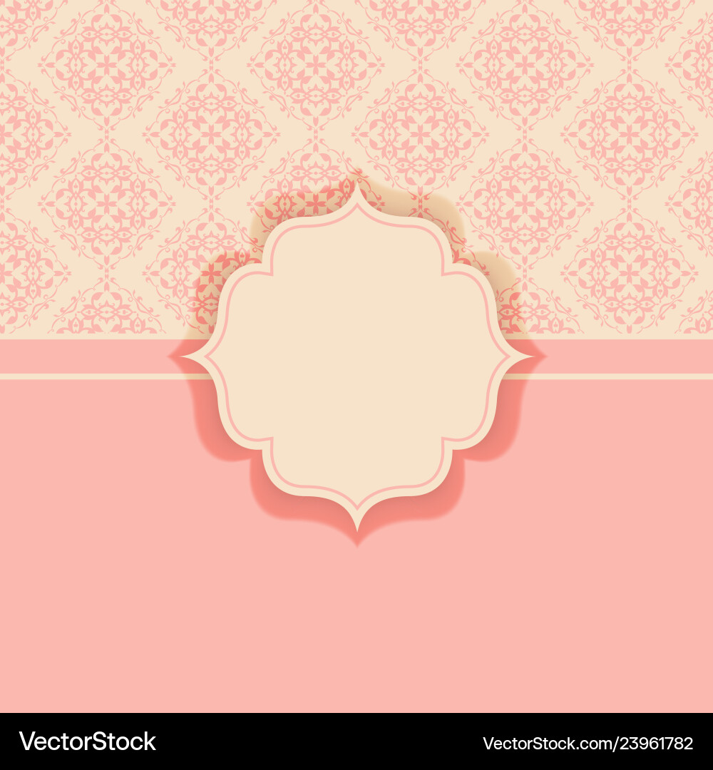 Elegant pattern background vector image