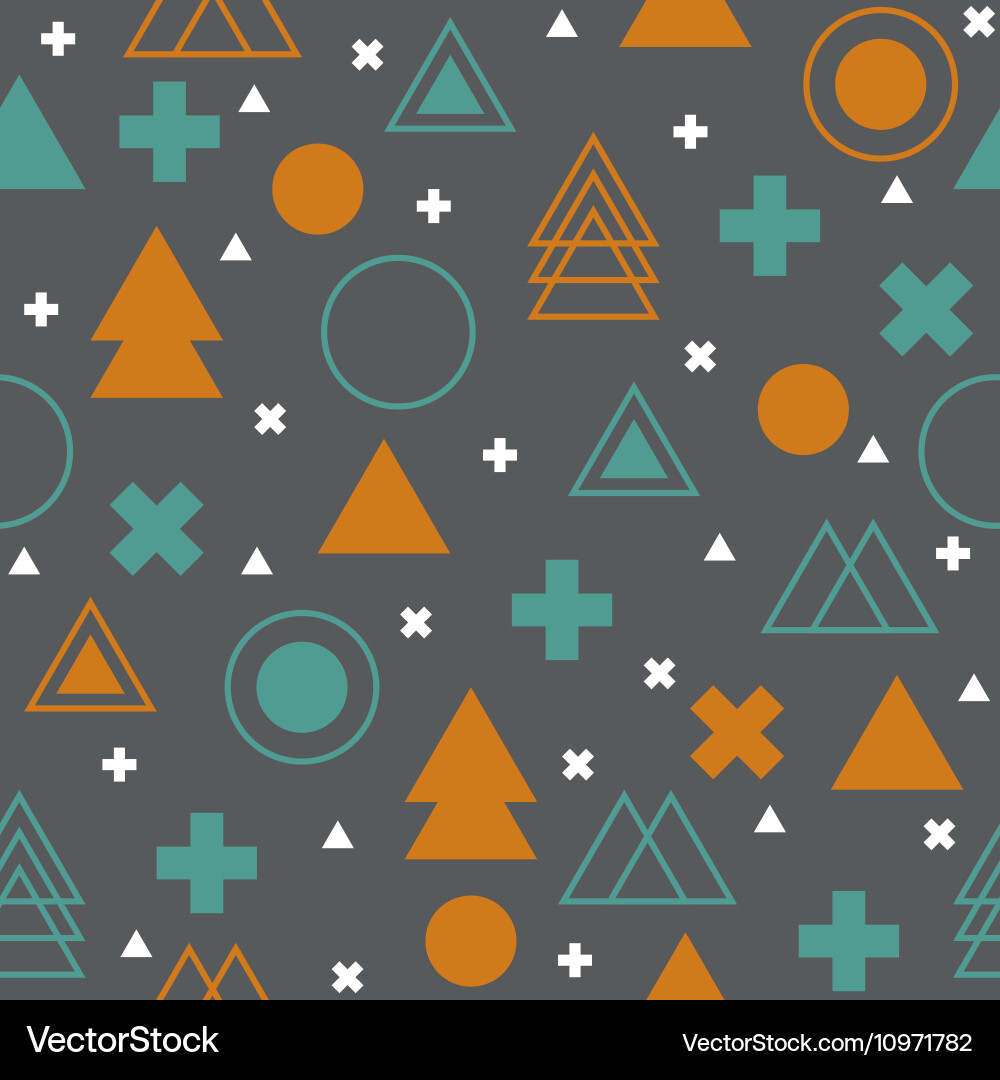 Geometric scandinavian seamless pattern abstract Vector Image