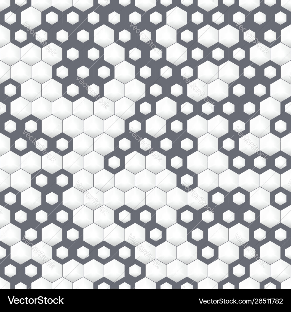 Irregular Hexagonal Pattern vector image
