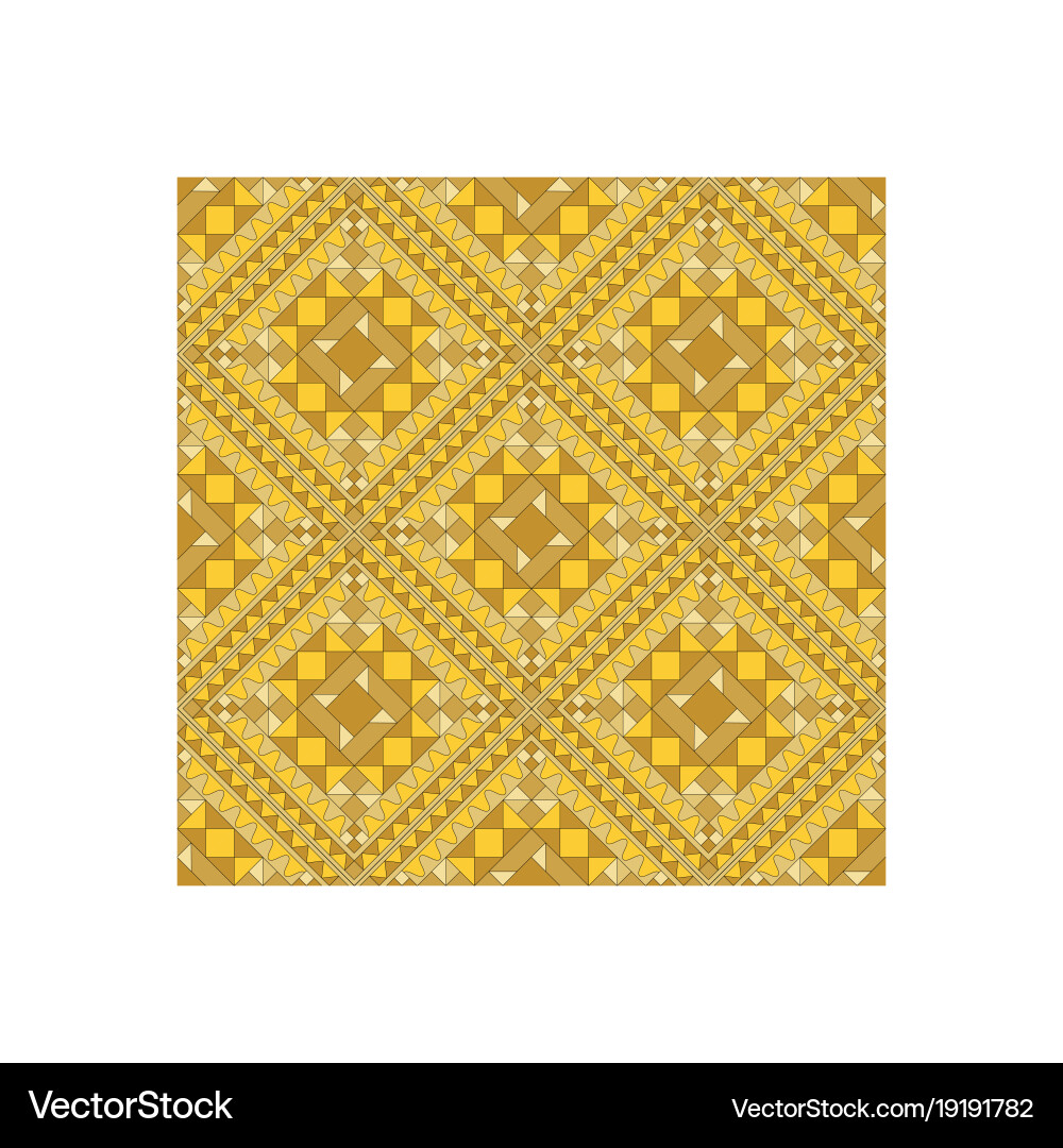Seamless pattern with geometrical patterns vector image