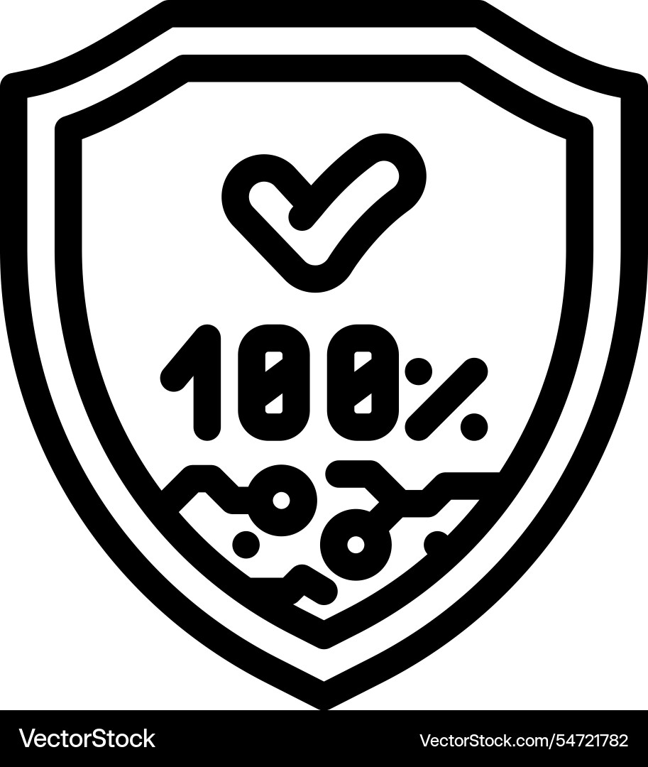 Secure transaction shield decentralized Secure transaction shield decentralized vector image