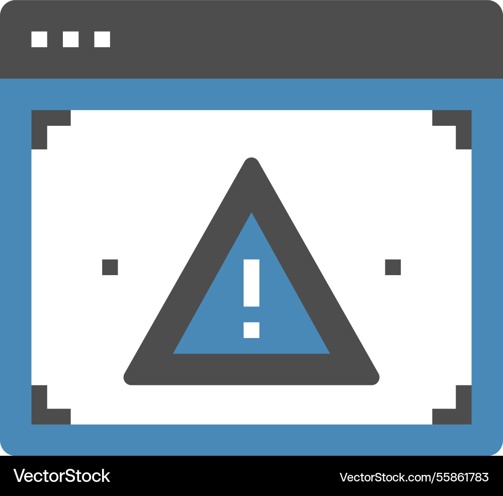 Access denied flat web icon concept Vector Image