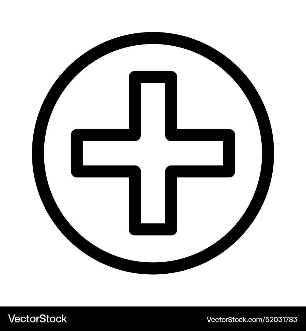 Add linear logo mark in black and white Royalty Free Vector