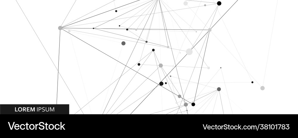 Design with triangle connect on light Design with triangle connect on light Vector Image