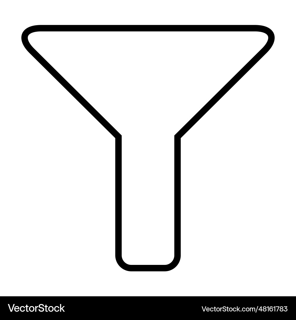 Filter-Taste Web-Form-Symbol flache Filterung Filter-Taste Web-Form-Symbol flache Filterung vektorbild