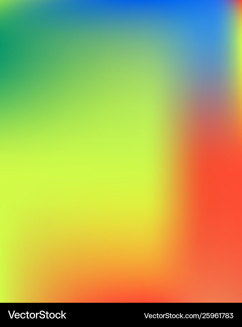 Gradient mesh painted in different colors vector image