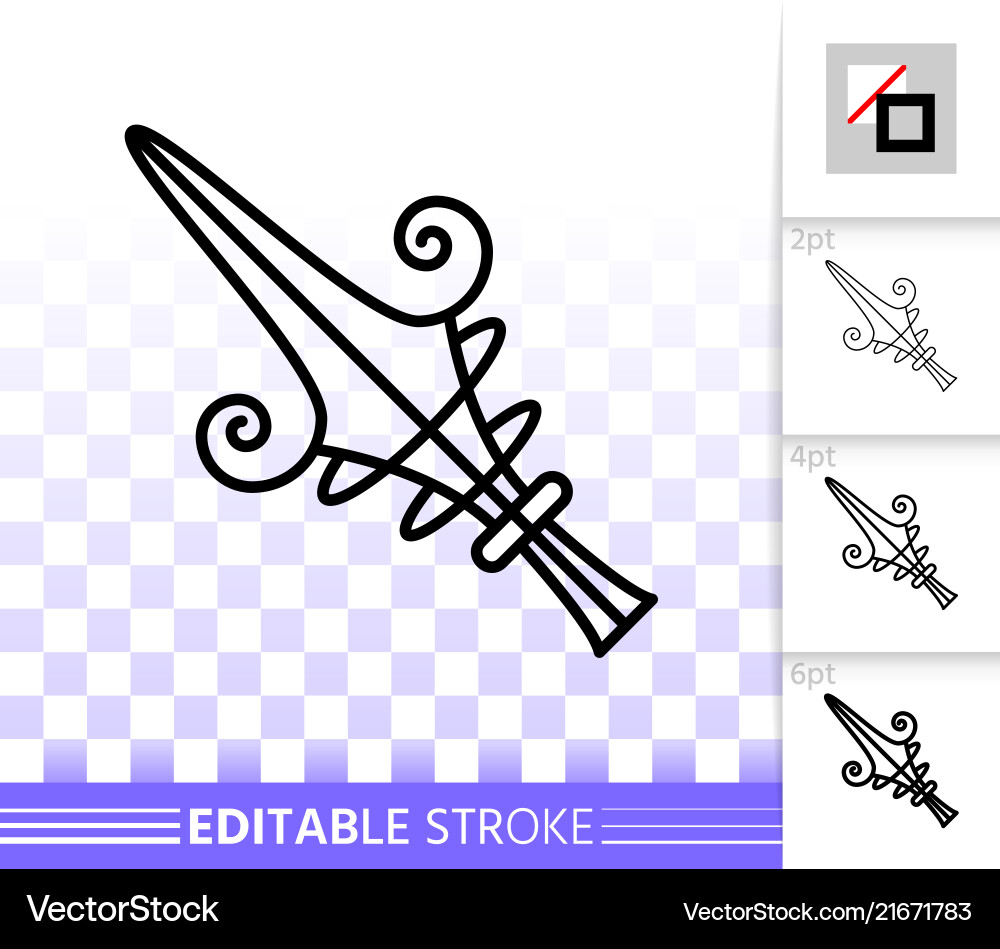 Mouse cursor simple black line icon Mouse cursor simple black line icon vector image