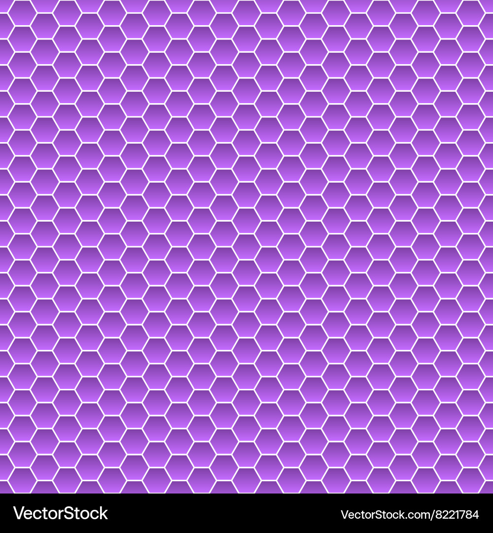 Hexagonal Violet Pattern vector image