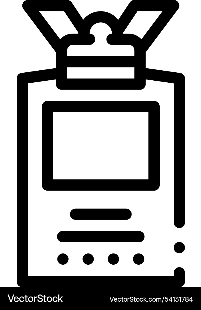 Idea icon thin linear style design isolated Idea icon thin linear style design isolated vector image