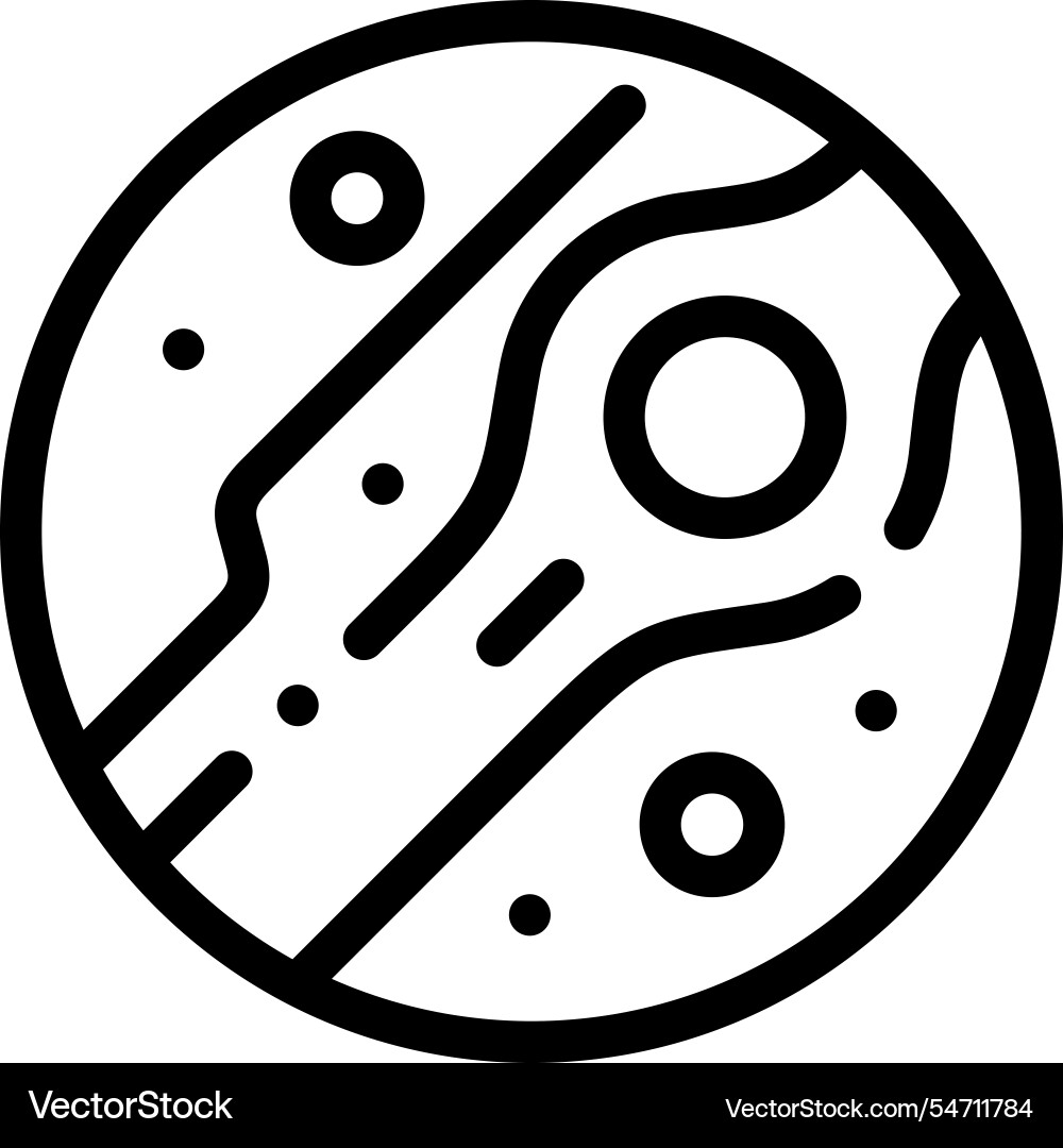 Marshmallow icon thin linear style design Marshmallow icon thin linear style design vector image
