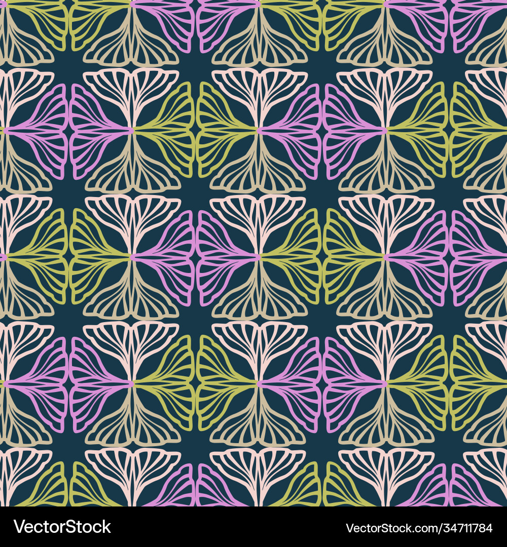 Seamless pattern colorful design vector image