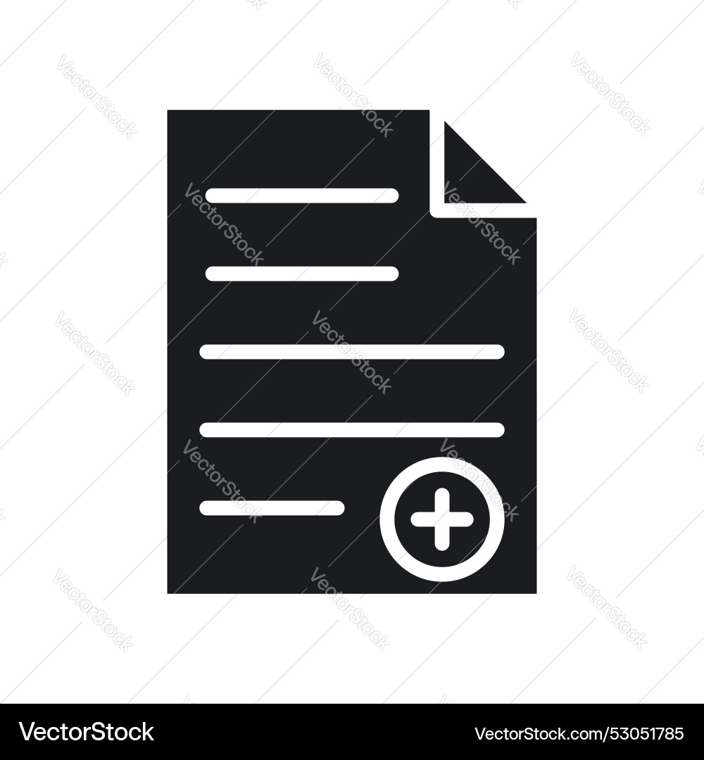 Add document icon set new file or page symbol Add document icon set new file or page symbol vector image