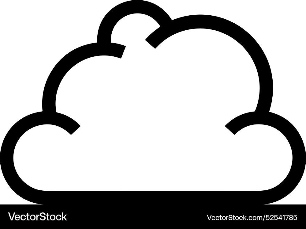 Cloud storage icon symbol image of the hosting Cloud storage icon symbol image of the hosting vector image