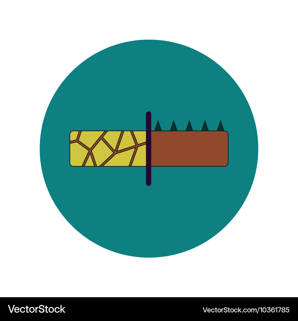 In flat design of drought vector image