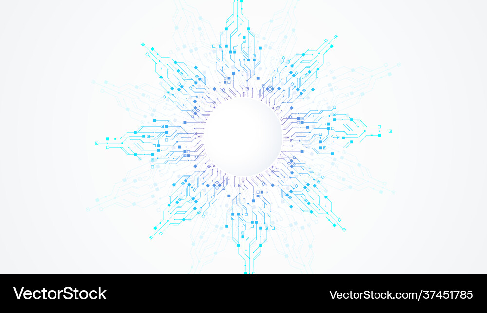 Modern technology circuit board texture background Modern technology circuit board texture background vector image