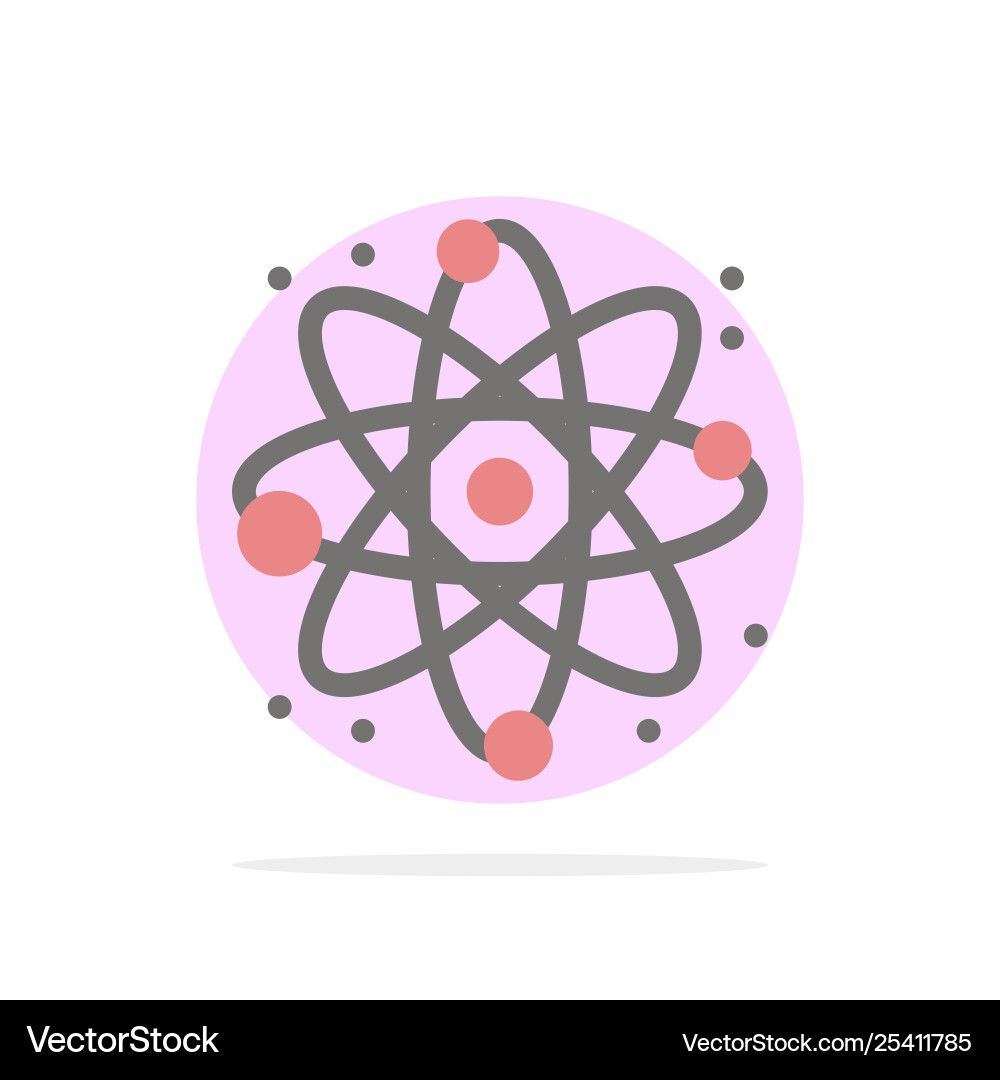 Physics react science abstract circle background Vector Image