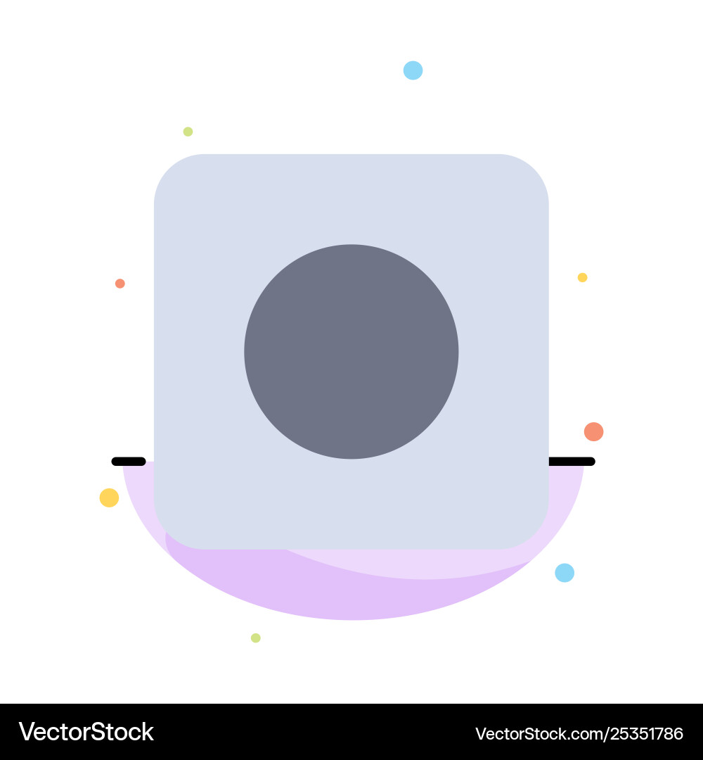 App browser maximize abstract flat color icon App browser maximize abstract flat color icon vector image