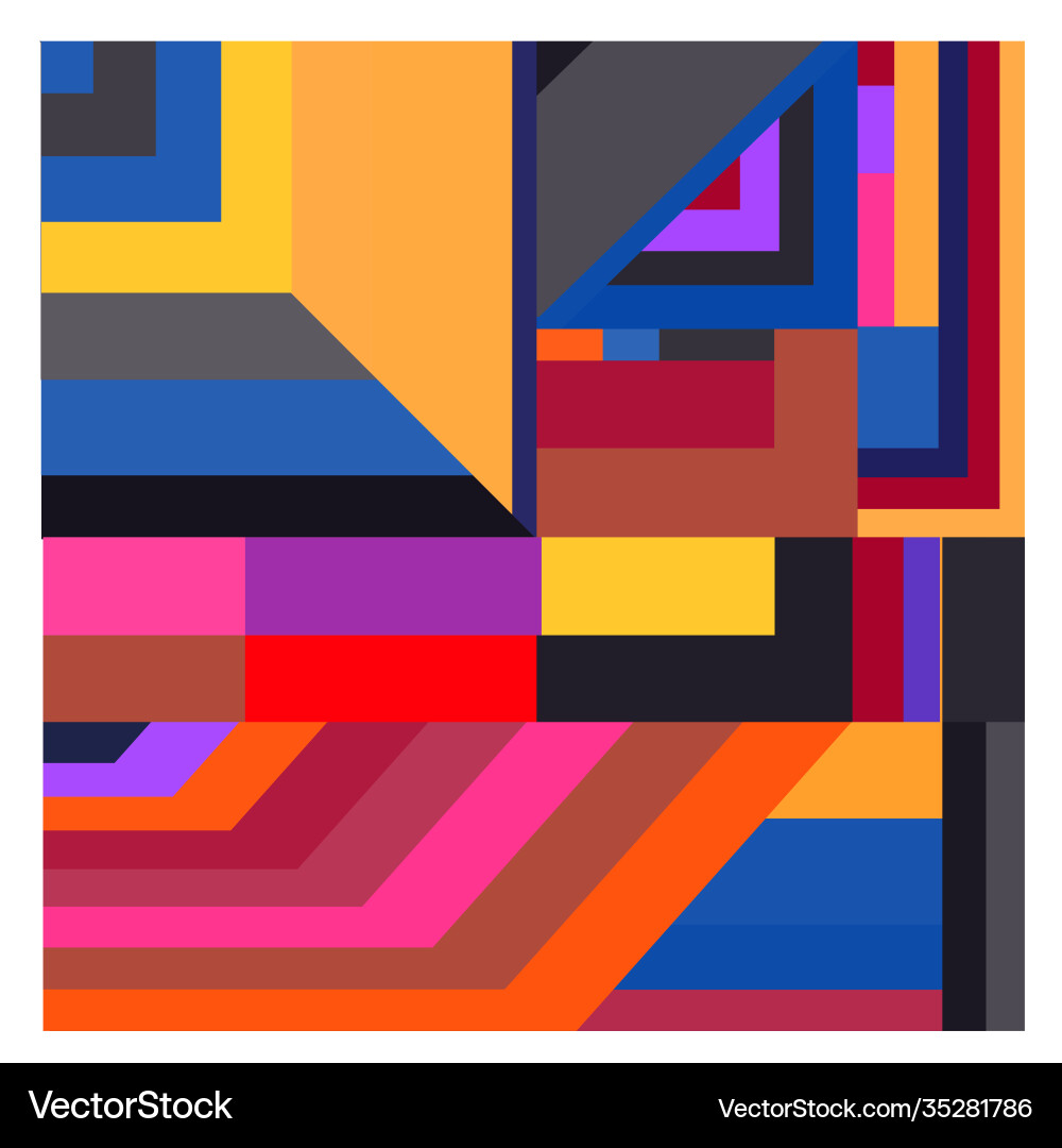 Colorful geometric and curve background pattern Colorful geometric and curve background pattern vector image