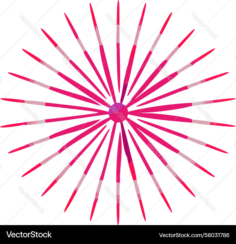 Exploding Burst Lines - Energy Vector Image