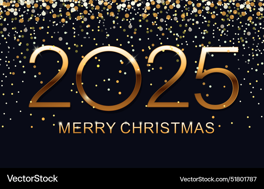 2025 glücklich neues Jahr fröhlich weihnachten elegant text 2025 glücklich neues Jahr fröhlich weihnachten elegant text vektorbild