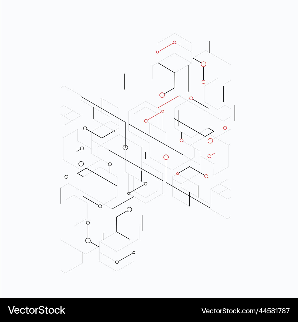 Abstract hexagon background connect Abstract hexagon background connect Vector Image
