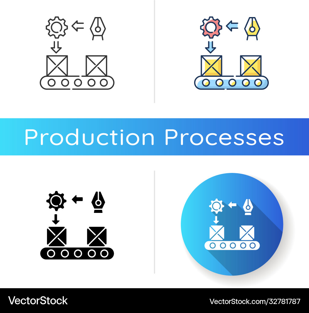 Continuous flow icon Vector Image