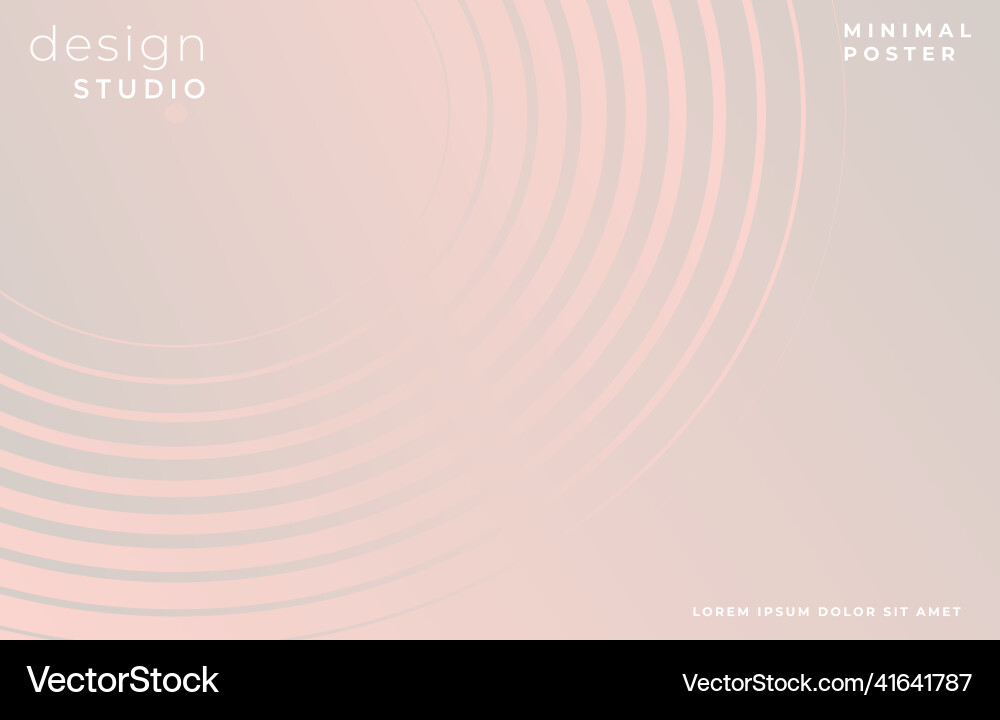 Cover page design with curve line pattern vector image