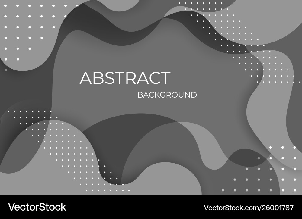 Dynamic grayscale wave background vector image
