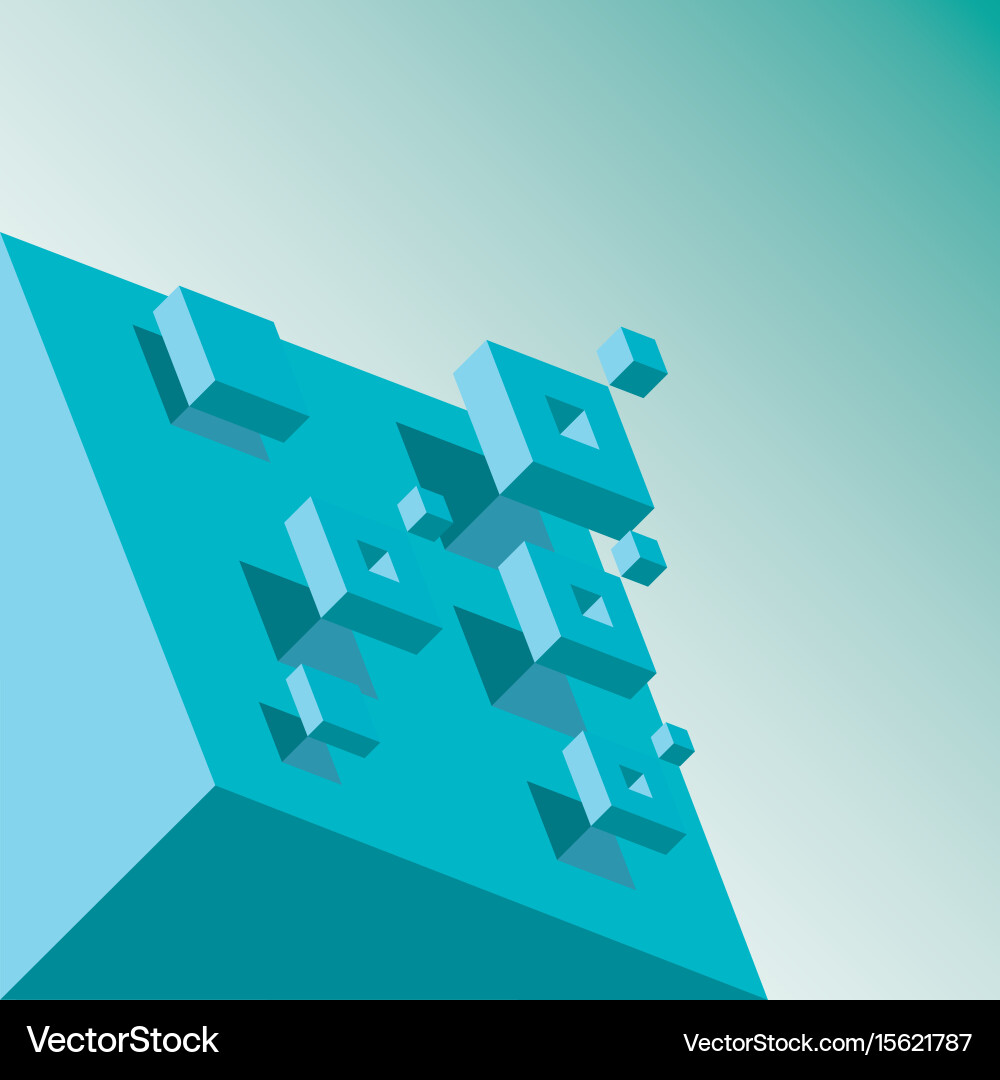 Geometric Optical Effect Background Vector Image