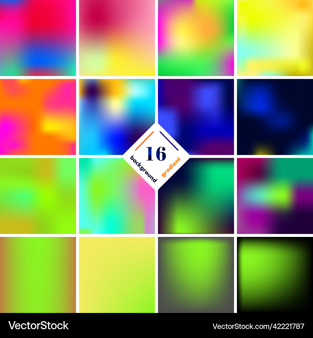 Set of abstract gradient backgrounds for banner Set of abstract gradient backgrounds for banner vector image