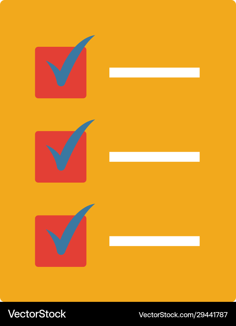 Tasks icon simple element from startup icons Vector Image