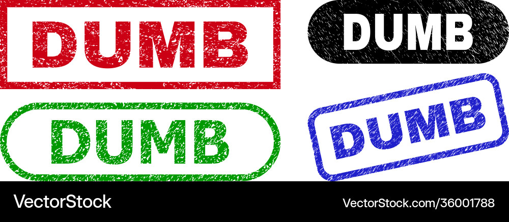 Dumb rectangle seals using unclean texture Dumb rectangle seals using unclean texture vector image
